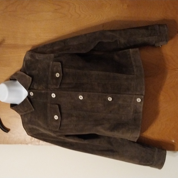 Eddie Bauer Jackets & Blazers - Seattle Suede X Eddie Bauer trucker jacket (WASHABLE SUEDE)